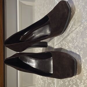 Enzo Angiolini 'Eabenefit' Women's Pumps In Dark Brown Suede Size 6.5